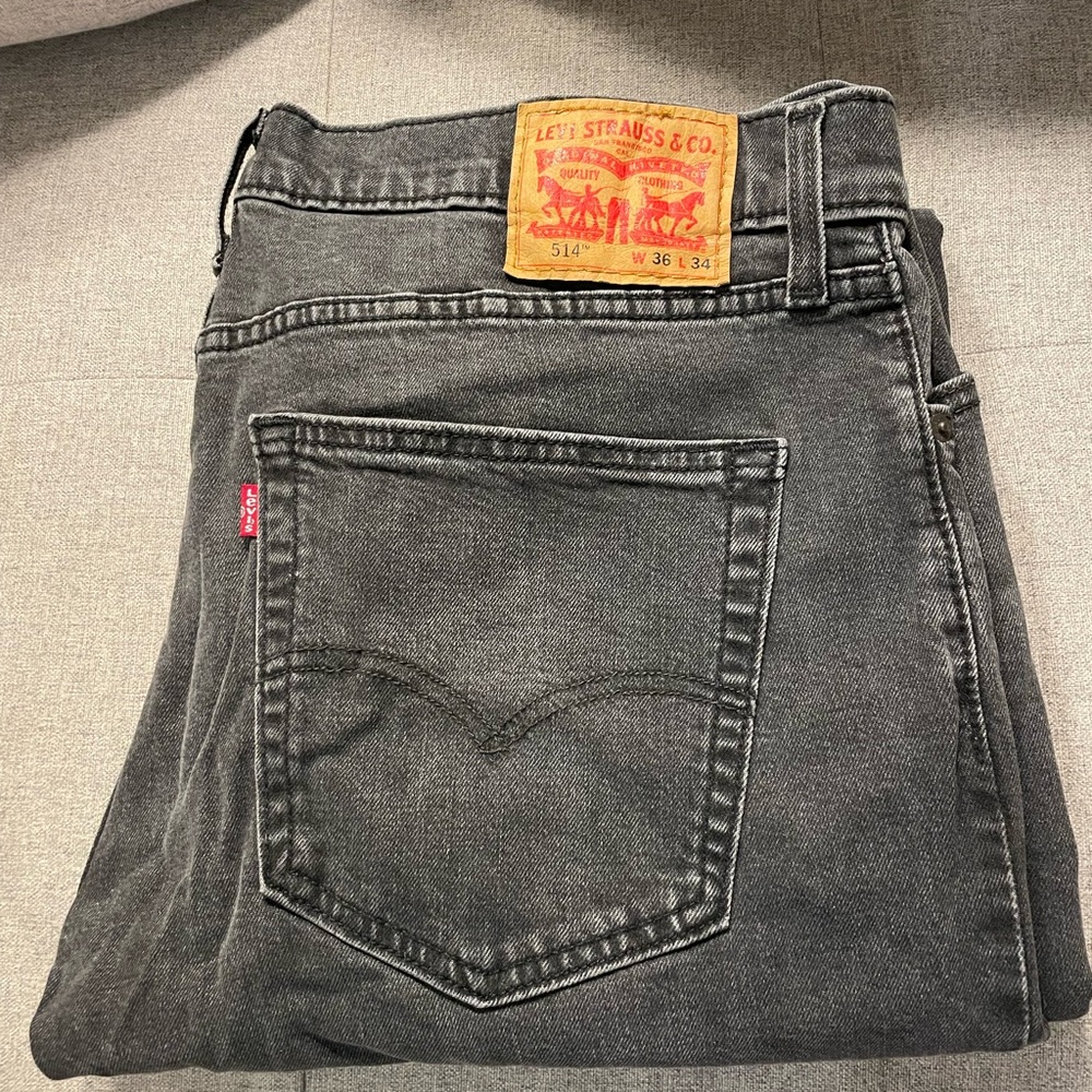 New Levi’s men 514 straight jeans W36 L34